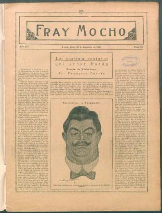 Los cuarenta centavos del señor barón : Cuento de Nochebuena