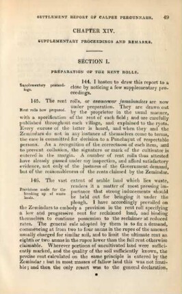 Chapter XIV. Supplementary proceedings and remarks
