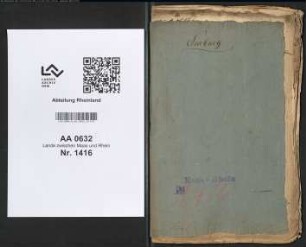 Bittschriften aus dem Amt Nürburg an die Bezirksverwaltung zu Bonn