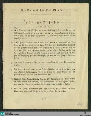 Logen-Gesetze