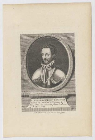 Bildnis des Louis de Bourbon de Condé