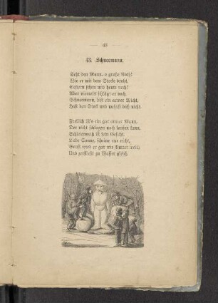 43. Schneemann.
