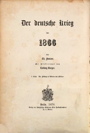 Der deutsche Krieg von 1866, 1,2
