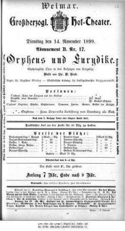 Orpheus und Eurydike