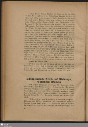 Schulgemeinde Groß- und Kleinluga, Gommern, Wölkau