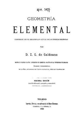 Geometría elemental