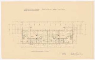 Siedlung Hinrichssegen, Bruckmühl Mehrfamilienwohnhaus: Grundriss Obergeschoss 1:50