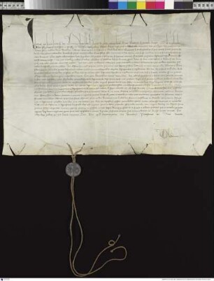 Papst Johann XXIII. ermahnt den Hochmeister Heinrich von Plauen zum Frieden mit König Wladyslaw II. Jagiello von Polen.