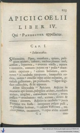 Liber IV. Qui Pandecter appellatur.