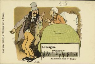 Lohengrin. Lohengrin: Nie sollst du mich befragen!
