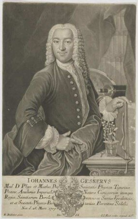 Bildnis des Iohannes Gesnervs