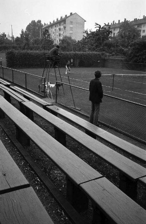 Badische Tennismeisterschaften auf der Platzanlage des Karlsruher Eislauf- und Tennisvereins KETV beim "Kühlen Krug".