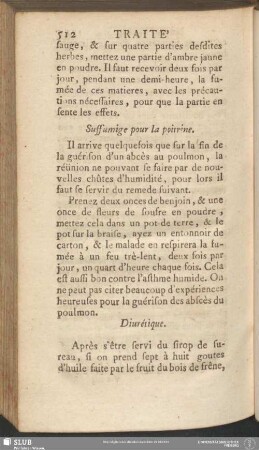 Suffumige pour la poitrine