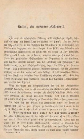 1-13 Kultur, ein modernes Schlagwort