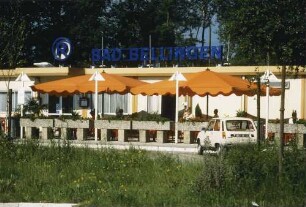 Tank- und Rastanlage Bad Bellingen Rasthaus, Provisorium