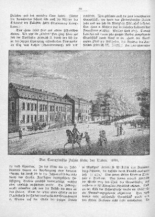 Das Tauenziensche Palais Unter den Linden 1830
