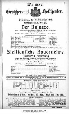 Der Bajazzo