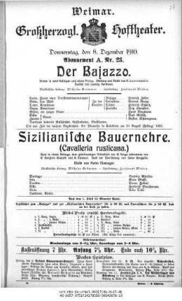 Der Bajazzo