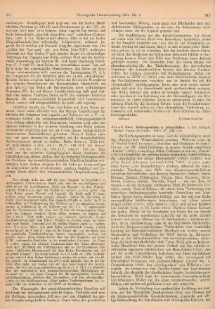 312-313 [Rezension] Aland, Kurt, Kirchengeschichte in Lebensbildern