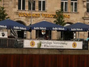 Gaststätte "Ständige Vertretung" am Spreeufer, nahe Friedrichstraße