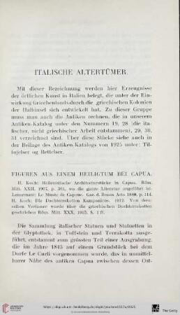 Italische Altertümer