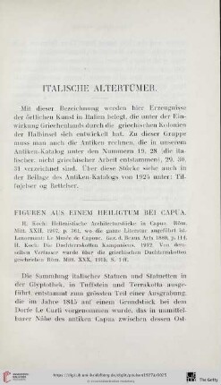 Italische Altertümer