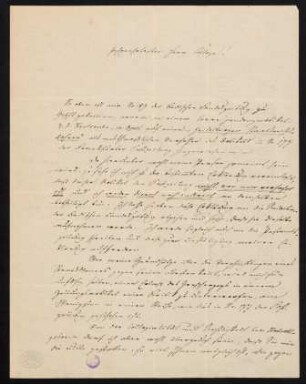 Brief vom 16. April 1860