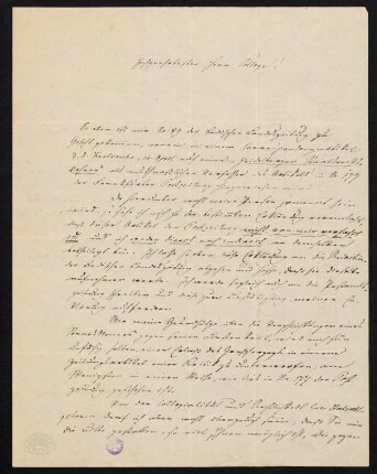 Brief vom 16. April 1860