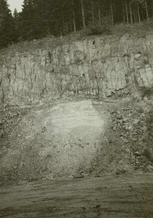 Pöhlberg : Pöhlberg. Basaltbruch