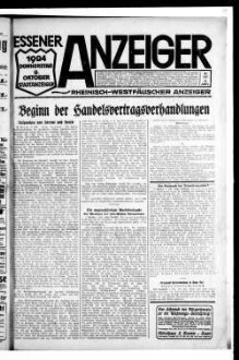 Essener Anzeiger. 1919-1940