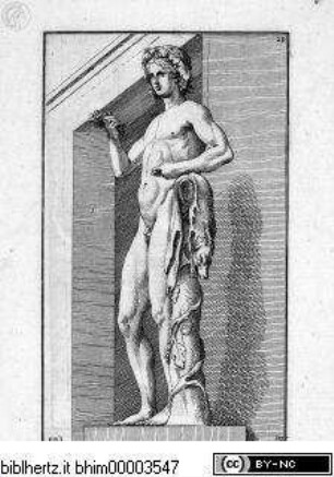 Philippo L. Baroni de Stosch antiquitatis amatori... Nürnberg 1732, Bacchus, Dreiviertelansicht