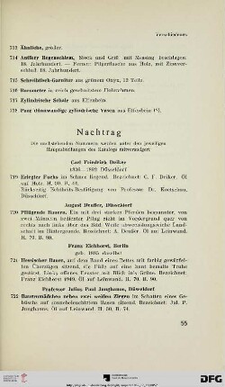 Nachtrag (Nr. 719-751)