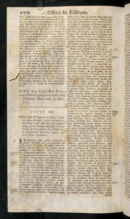 172-181, Caput XXI