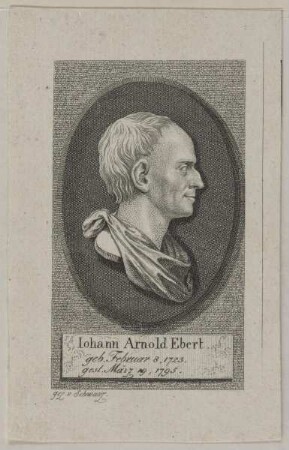 Bildnis des Johann Arnold Ebert