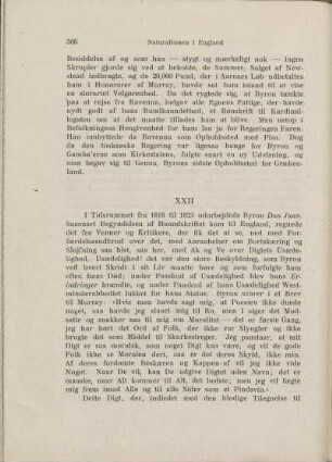 Byron. Naturalismens Højdepunkt