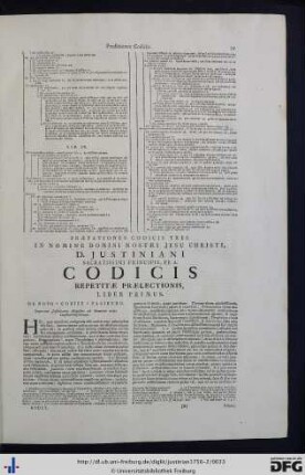 Praefationes Codicis Tres.