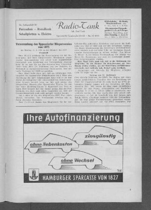 Versammlung des Eppendorfer Bürgervereins von 1875