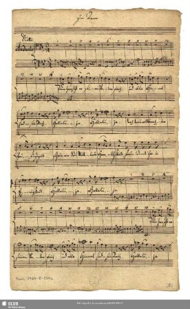 zum Tenor [ohne ersten Chor]