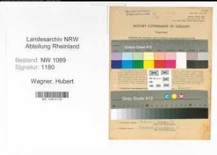 Entnazifizierung Hubert Wagner , geb. 10.09.1909 ()