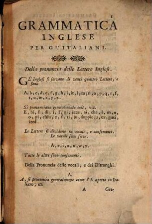 Grammatica Inglese