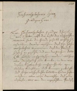 Brief von Johann Israel Dietzsch an Johann Friedrich von Uffenbach. Nürnberg, 29.2.1763