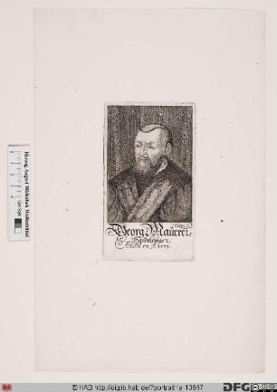Bildnis Georg Maurer (Mauerer)