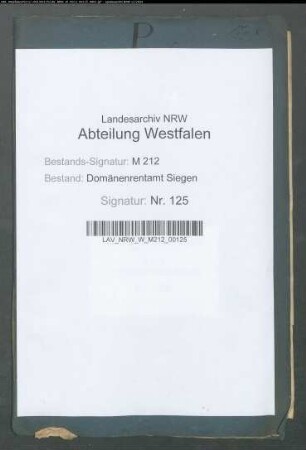 Pfandschaft der von Steprodt'schen Erben auf Gut Zeppenfeld in Zeppenfeld