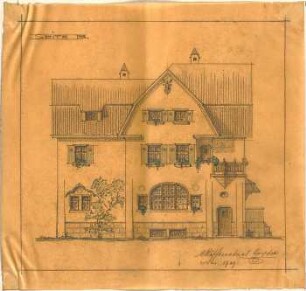 Reiffenstuel, Carl; Wohnhaus - Seite B (Ansicht)