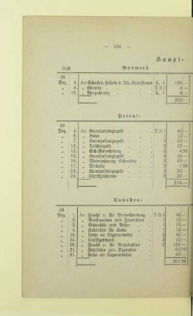Haupt-Buch. (Muster)