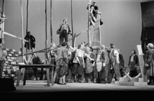 Szenenbilder aus " Zar und Zimmermann " von