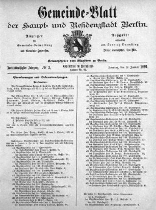 1891,3: No. 3, 18. Januar 1891