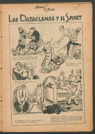 Las bataclanas y el sport [Chistes gráficos]