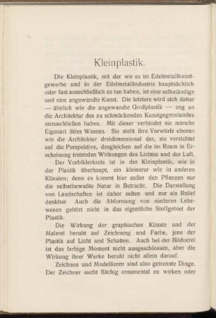Kleinplastik.