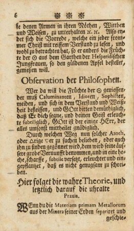 Observation der Philosophen